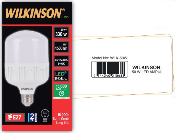 WILKINSON 50W Led Ampul - WLK-50W